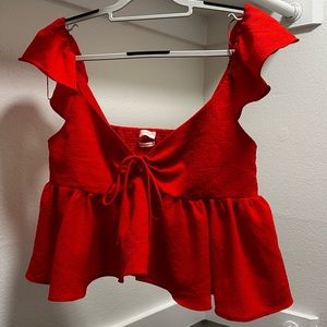 Urban Outfitters Red Blouse